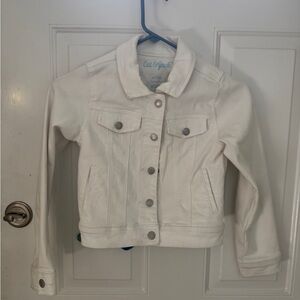 Cat & Jack Kids Cream Jean Jacket